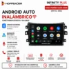 Nissan Frontier | Navara | NP300 2014 al 2026 Pantalla Hoffbaüer Infinity Plus CarPlay & Android Auto - Imagen 3