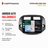 Android Auto inalámbrico en pantalla Hoffmann para Toyota RAV4 2005 al 2012