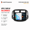 Apple CarPlay inalámbrico en pantalla Hoffmann para Toyota RAV4 2005 al 2012