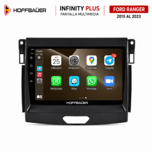 Ford Ranger 2015 al 2023 Pantalla Hoffbaüer Infinity Plus CarPlay & Android Auto