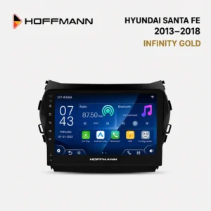 Hyundai Santa Fe 2013 al 2018 Pantalla Hoffmann Infinity Gold Carplay Android Auto
