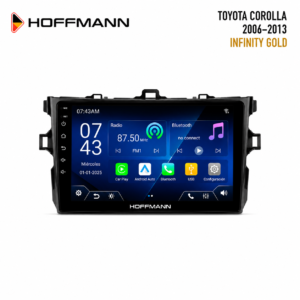 Pantalla Hoffmann Infinity Gold para Toyota Corolla 2006–2013 con Apple CarPlay y Android Auto inalámbricos