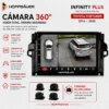 Toyota Fortuner 2016 al 2026 Pantalla Hoffbaüer Infinity Plus CarPlay & Android Auto
