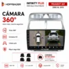 Peugeot 307 2002 al 2013 Pantalla Hoffbaüer Infinity Plus CarPlay & Android Auto - Imagen 2