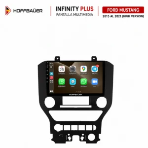 Ford Mustang 2015 al 2021 (High Version) Pantalla Hoffbaüer Infinity Plus CarPlay & Android Auto