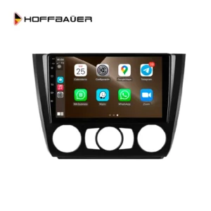 BMW Serie 1 E81 E82 E87 E88 2004 al 2012 Pantalla HoffBaüer con Apple CarPlay y Android Auto Hoffmann & Baüer