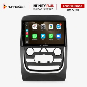 Dodge Durango 2014 al 2020 Pantalla Hoffbaüer Infinity Plus CarPlay & Android Auto