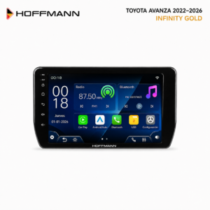 Pantalla Hoffmann Infinity Gold para Toyota Avanza 2022 al 2026 con sistema Linux