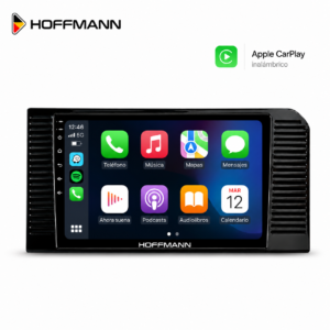 Pantalla multimedia Hoffmann para Toyota Land Cruiser Prado 2024, 2025 y 2026 con Apple CarPlay inalámbrico.
