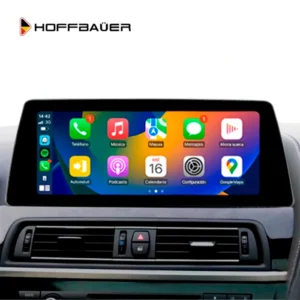 BMW Serie 6 F06 F12 F13 2010 al 2017 CIC NBT Pantalla HoffBaüer OEM Plus con Apple CarPlay y Android Auto Hoffmann & Baüer