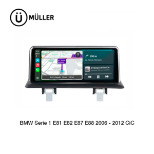 BMW Serie 1 E81 E82 E87 E8 CiC al siguiente nivel con Müller equipada con tecnolgía apple CarPlay & Android Auto 116i, 118i, 120i, 125i, 128i, 135i, 118d, 120d, 123d