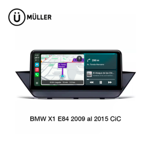 Pantalla Muller X1 E84 2008 al 2014 cic CarPlay android auto
