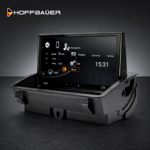 Pantalla HoffBäuer para Audi Q3 2012-2018 con Apple CarPlay y Android Auto inalámbrico.