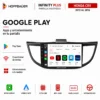 Honda CRV 2013 al 2016 Pantalla Hoffbaüer Infinity Plus CarPlay & Android Auto - Imagen 5