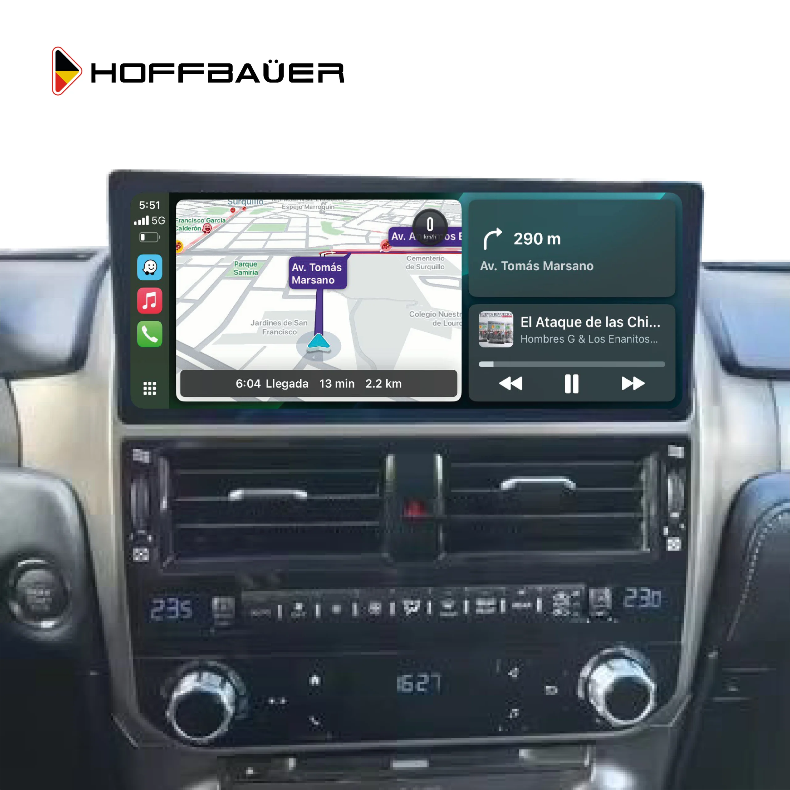 Lexus GX460 2012 - 2021 - Pantalla HoffBaüer OEM Plus con Apple CarPlay y Android Auto Hoffmann & Baüer - Imagen 2