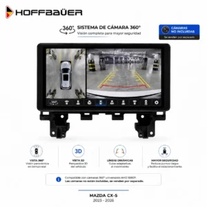 Mazda Cx5 2023 al 2026 Pantalla Hoffbaüer OEM Plus CarPlay & Android Auto