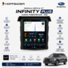 Pantalla vertical HoffBäuer OEM Plus de 9.7 pulgadas para Subaru Forester 2018 al 2026 con integración OEM, Apple CarPlay y Android Auto inalámbricos.