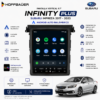Pantalla HoffBäuer OEM Plus con Android Auto inalámbrico para Subaru Impreza 2017-2023.