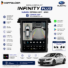 Pantalla HoffBäuer OEM Plus compatible con Kit de Cámaras 360° Full HD 1080P para Subaru Impreza 2017-2023.