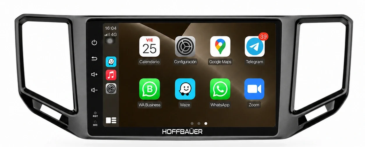 Volkswagen Teramont 2017 al 2023 Pantalla Hoffbaüer Infinity Plus CarPlay & Android Auto