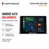 Android Auto inalámbrico en pantalla Hoffmann para Toyota RAV4 2018 al 2026