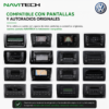 Compatible con radios y pantallas originales Volkswagen.