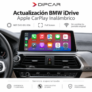 Actualización BMW iDrive NBT EVO con Apple CarPlay inalámbrico Full Screen